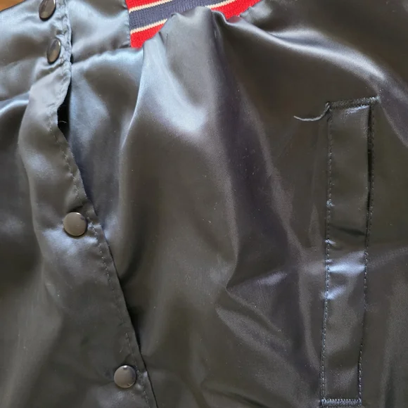 Swingster Vintage Boston Red Sox Satin Jacket Excellent Made in USA Large 1980s - Picture 8 of 10